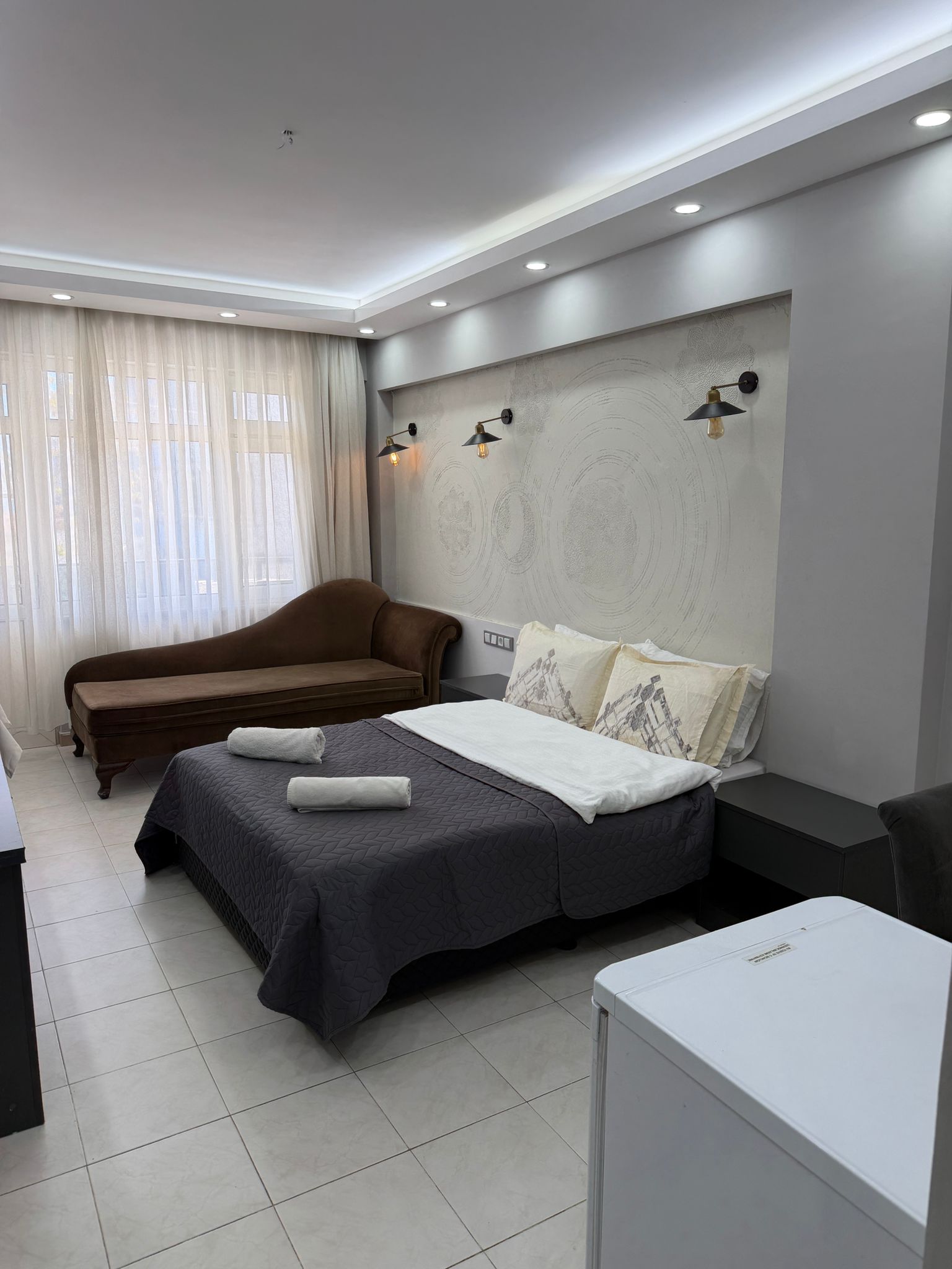 Pandır Apart Otel – yatak odası